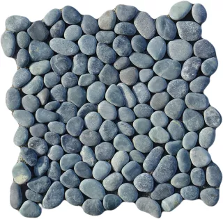 Fekete kavics mozaik 30x30 cm (AK201120105)