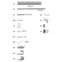 Ravak B23000100N Panelkit