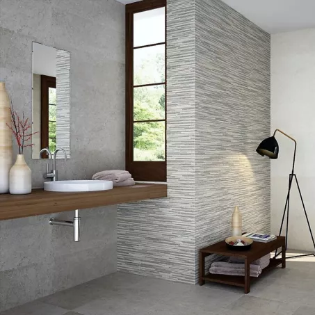 Baldocer Concrete Grey falburkoló 28x85 cm