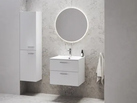 Ravak SB Chrome 350 magasszekrény Fehér balos