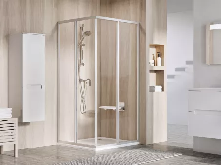 Ravak Zuhanykabin SRV2-100 195 S szatén+Transparent üveg