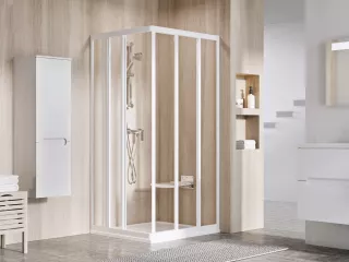 Ravak Supernova ASRV3-80 sarokbelépős zuhanykabin Transparent