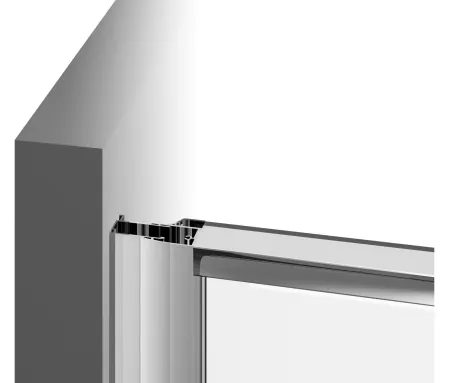 Ravak Fix oldalfal PPS-100 fekete Transparent