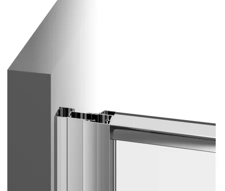 Ravak Fix oldalfal PPS-100 fekete Transparent