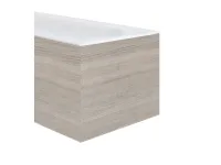 Ravak City szaténfa, jobbos kádoldallap 80cm