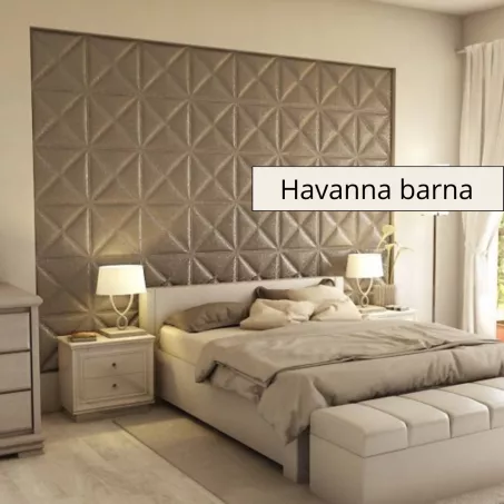 Montserrat 3D falpanel 40x40cm - Havanna barna
