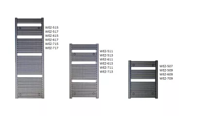 Enix Wezyr fehér íves radiátor 600x1490mm WEZ-615 (SKU-002824)