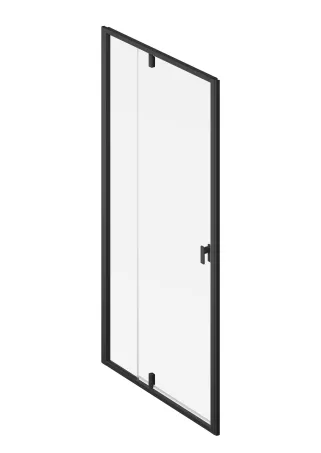 Ravak Zuhanyajtó NDOP2-110 fekete + Transparent