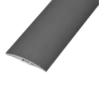 Alumínium burkolatváltó élvédő profil 41/2,70 m öntapadós eloxált ezüst
