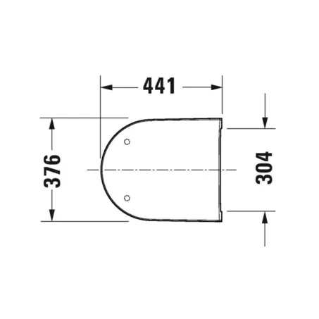 Duravit D-Neo duroplast wc ülőke (002161)