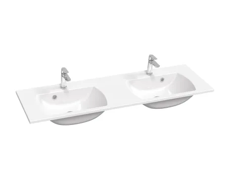 Ravak Dupla mosdó Classic Slim 1300 (fehér), furattal