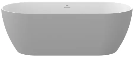 Ravak Freedom O Tec 170x77 akrilkád, Smoke Grey/fehér szabadonálló, fehér lefolyóval