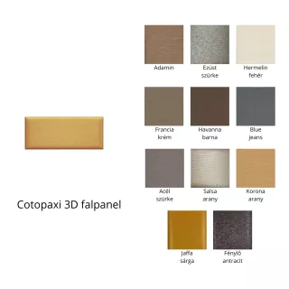 Cotopaxi 3D falpanel - többféle színben