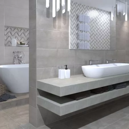 Kanjiza Glam Grey falburkoló 25x75 cm (24127)
