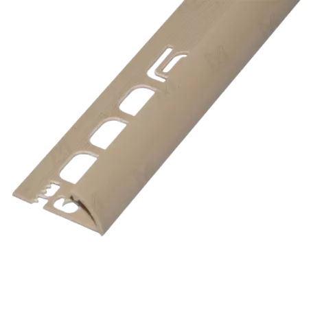 PVC pozitív élvédő profil 12,5 mm/2,50 m világos beige