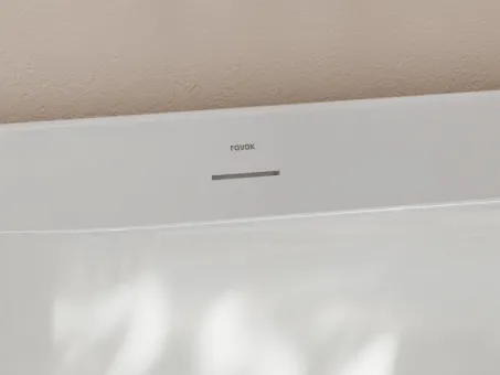 Ravak Freedom O Tec 170x77 akrilkád, fehér szabadonálló, fekete lefolyóval
