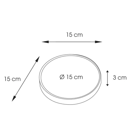 Sapho kozmetikai tükör króm 150x150 mm (CO2020)