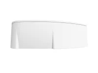 Ravak Asymmetric jobbos kádelőlap 150cm