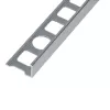 Alumínium L élvédő profil 8 mm/2,50 m eloxált ezüst