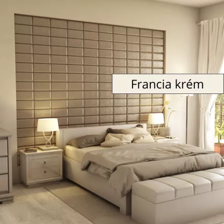 Cotomini 3D falpanel 30x15 cm -Francia krém