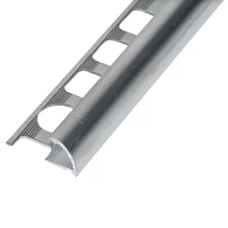 Alumínium C pozitív élvédő profil 8 mm/2,50 m natúr alumínium