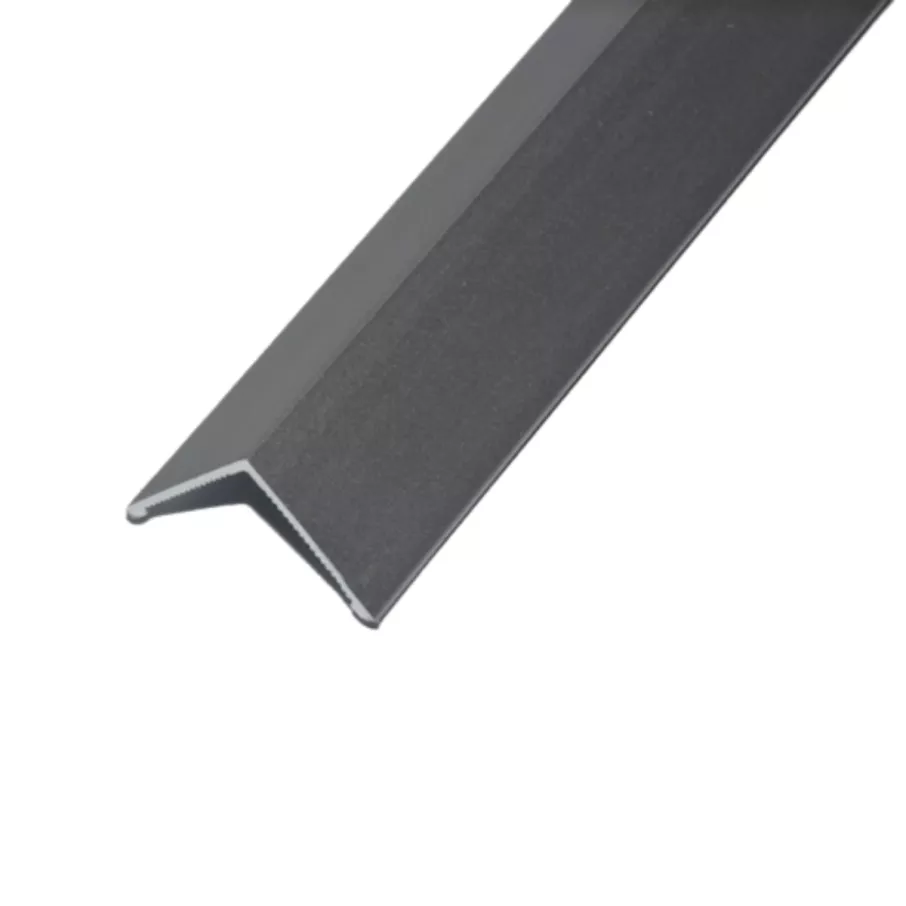 Utólagos alumínium sarokvédő élvédő profil 20x20 mm/2,50 m matt eloxált ezüst