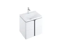 Ravak SD Balance 600 mosdó alatti szekrény fehér/grafit