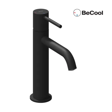 Ravak Álló mosdócsaptelep BeCool 190 mm, leeresztő nélkül - Black Matt