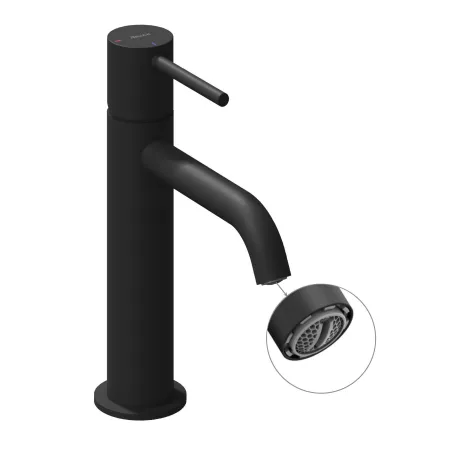 Ravak Álló mosdócsaptelep BeCool 190 mm, leeresztő nélkül - Black Matt