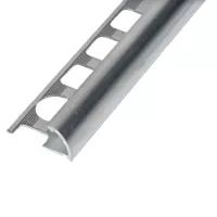 Alumínium C pozitív élvédő profil 10 mm/2,50 m natúr alumínium