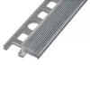 Alumínium Z lépcsőélvédő profil barazdált 10 mm/2,50 m natúr alumínium