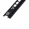 PVC pozitív élvédő profil 9/10 mm/2,50 m fekete