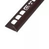 PVC pozitív élvédő profil 9/10 mm/2,50 m sötétbarna