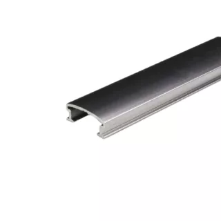 Polírozott alumínium listello/bordür élvédő profil 15x8 mm/2,70 m fényes eloxált ezüst