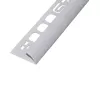 PVC pozitív élvédő profil 9/10 mm/2,50 m fehér