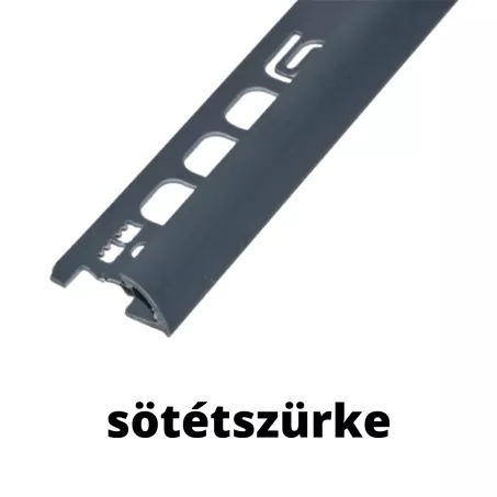 PVC pozitív élvédő profil 9/10 mm/2,50 m többféle színben