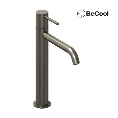 Ravak Álló mosdócsaptelep BeCool 250 mm, leeresztő nélkül - Graphite Brushed