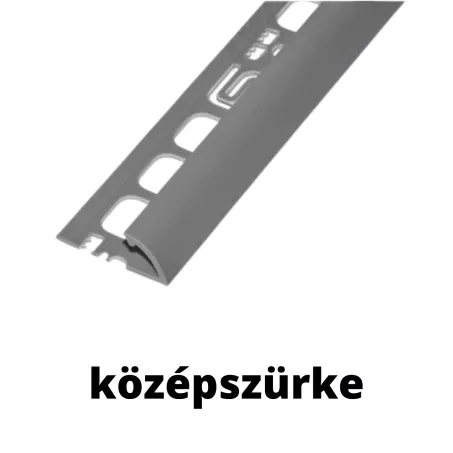 PVC pozitív élvédő profil 9/10 mm/2,50 m többféle színben