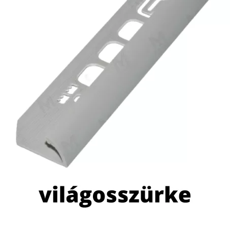 PVC pozitív élvédő profil 9/10 mm/2,50 m többféle színben