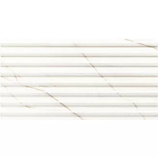 Tubadzin Sable White strukturált inserto falburkoló 30,8x60,8 cm