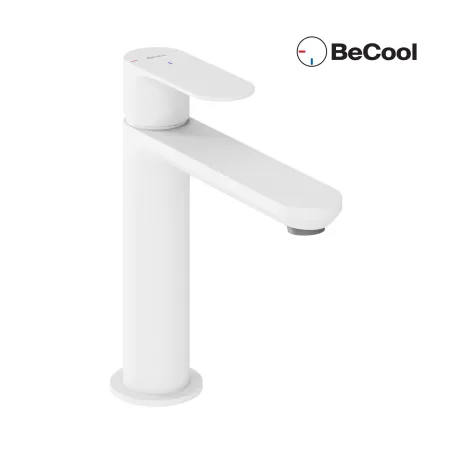 Ravak Álló mosdócsaptelep BeCool 174 mm, leeresztő nélkül, White Velvet