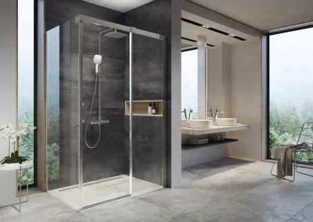 Ravak Matrix MSDPS-120x90 jobbos zuhanykabin krómhatású