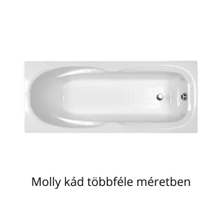 H2O Molly egyenes fürdőkád - többféle méretben