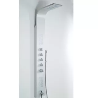 Wellis Mariner-Silver zuhanypanel 160x19x50cm