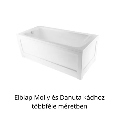 H2O előlap egyenes fürdőkádhoz (megfelelő a Danuta és a Molly kádhoz) - többféle méretben