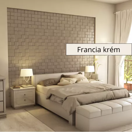 Collarada 3D falpanel 60x60cm - Francia krém