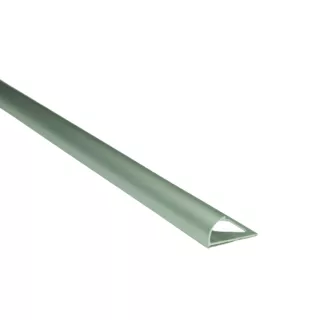 Alumínium C pozitív élvédő profil 10 mm/2,70 m eloxált titán