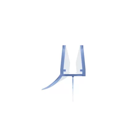 Ravak Alsó vízvető léc KK3 L BRILLIANT, GLASSLINE