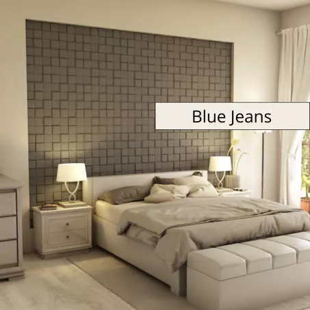 Collarada 3D falpanel 60x60cm - Blue Jeans