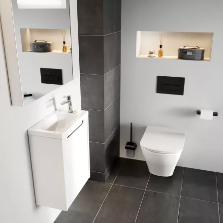 Ravak TD 400.20 WC papírtartó, FEKETE